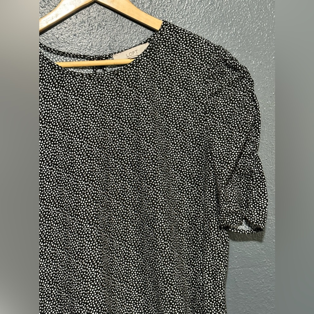 Loft Heart Print Top